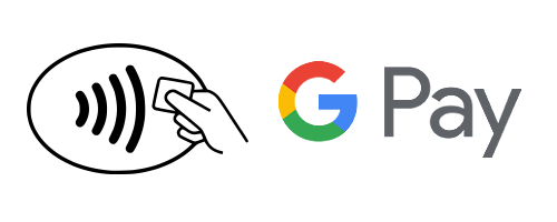 Contactless Payment logo and GooglePay logo